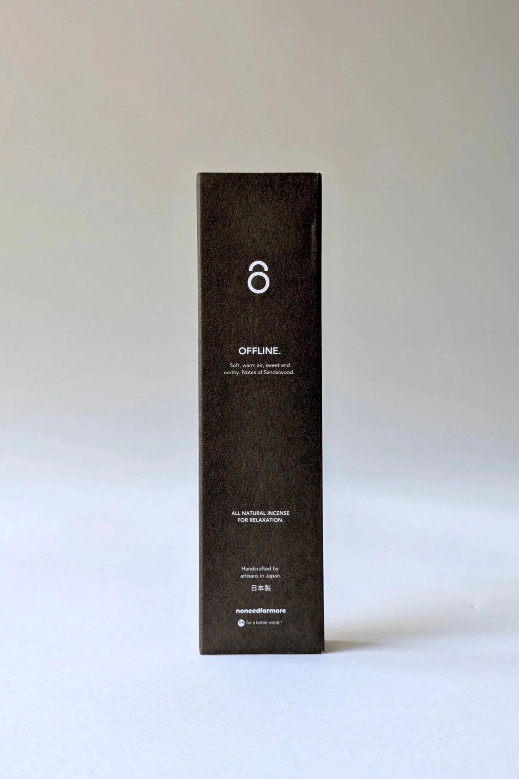 Verdancia-no need for more - Natürliche Räucherstäbchen - "Offline" - sanftes Sandelholz-Räucherstäbchen-Black-Deal-Outlet-by-ARCHIVIST