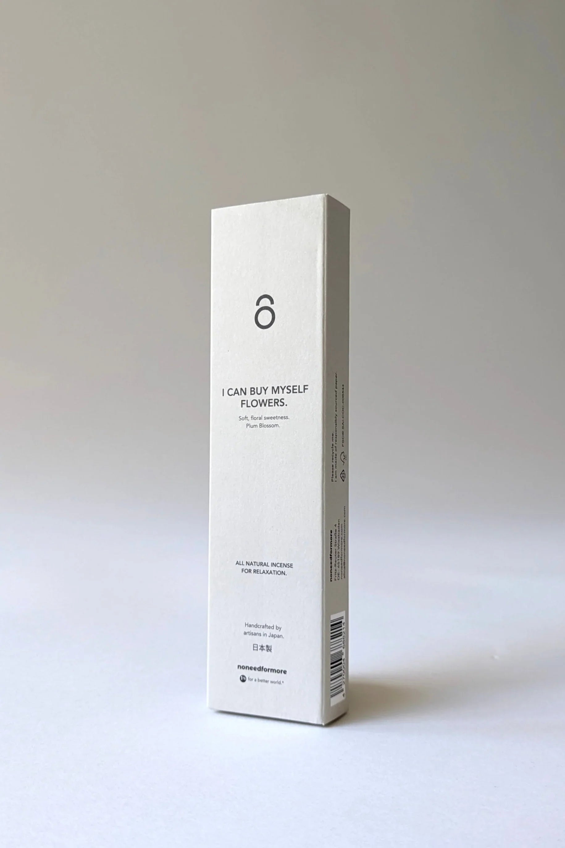 Verdancia-no need for more - Natürliche Räucherstäbchen - "I Can Buy Myself Flowers" - Pflaumenblüten-Räucherstäbchen-Black-Deal-Outlet-by-ARCHIVIST
