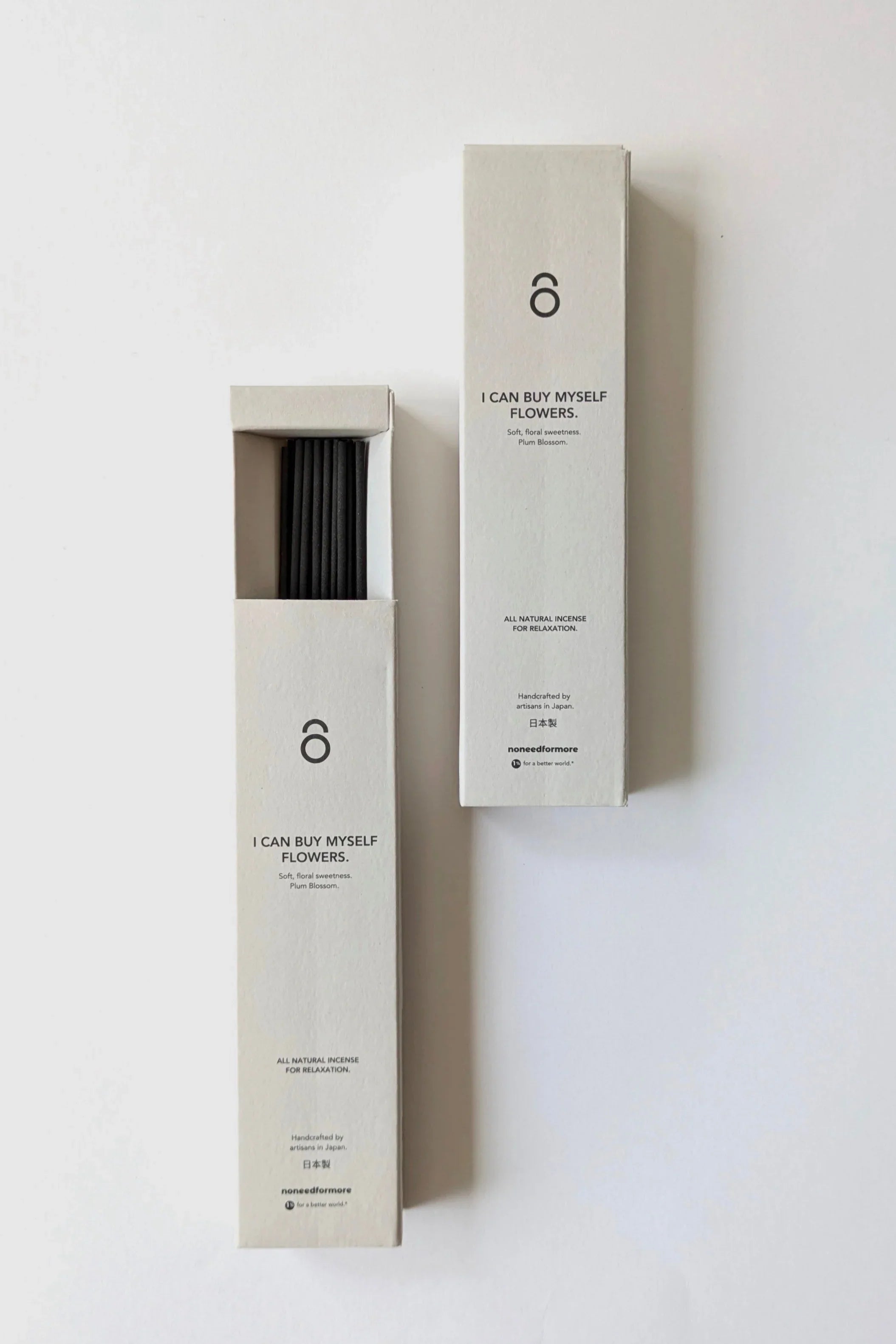 Verdancia-no need for more - Natürliche Räucherstäbchen - "I Can Buy Myself Flowers" - Pflaumenblüten-Räucherstäbchen-Black-Deal-Outlet-by-ARCHIVIST
