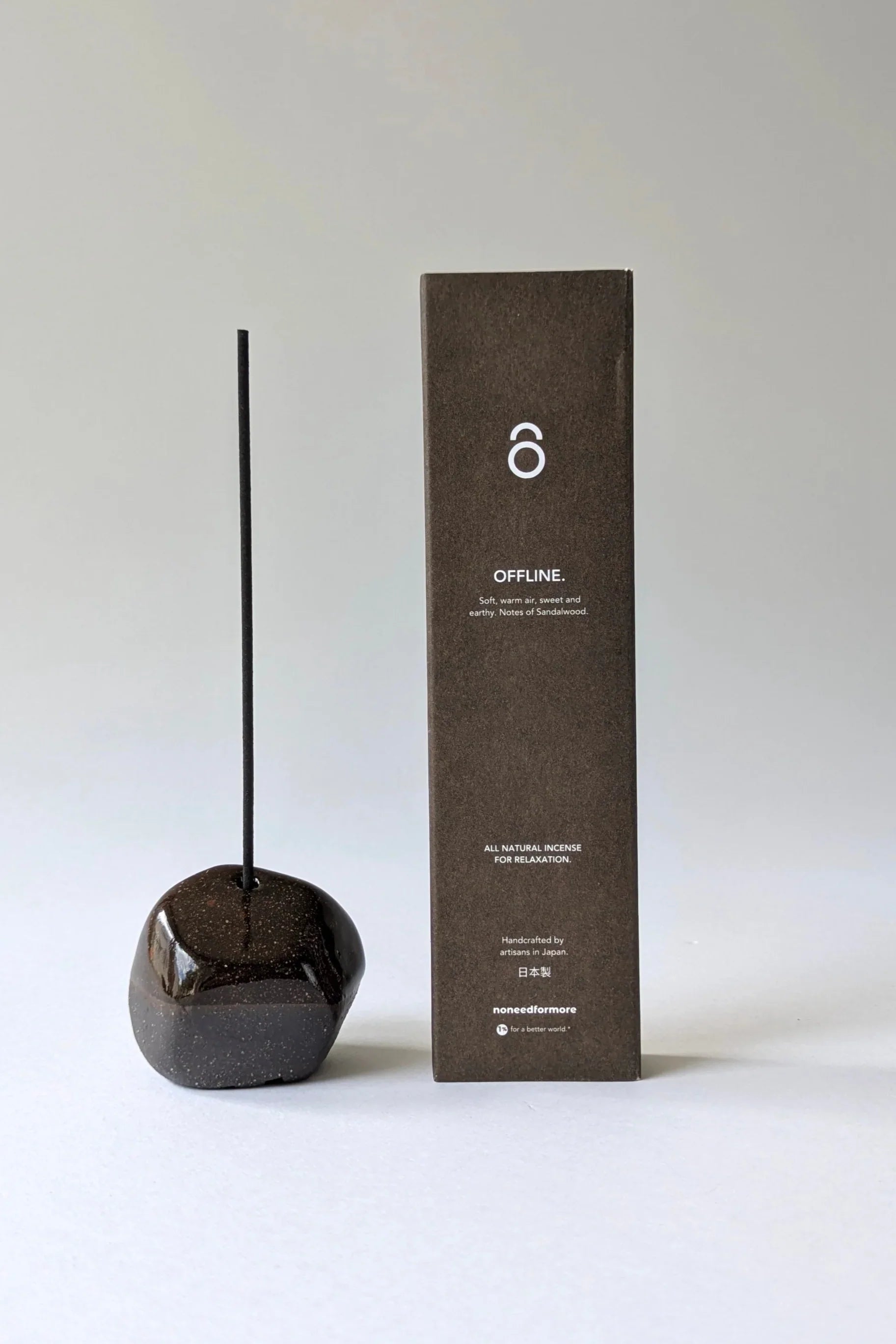 Verdancia-no need for more - Natürliche Räucherstäbchen - "Offline" - sanftes Sandelholz-Räucherstäbchen-Black-Deal-Outlet-by-ARCHIVIST