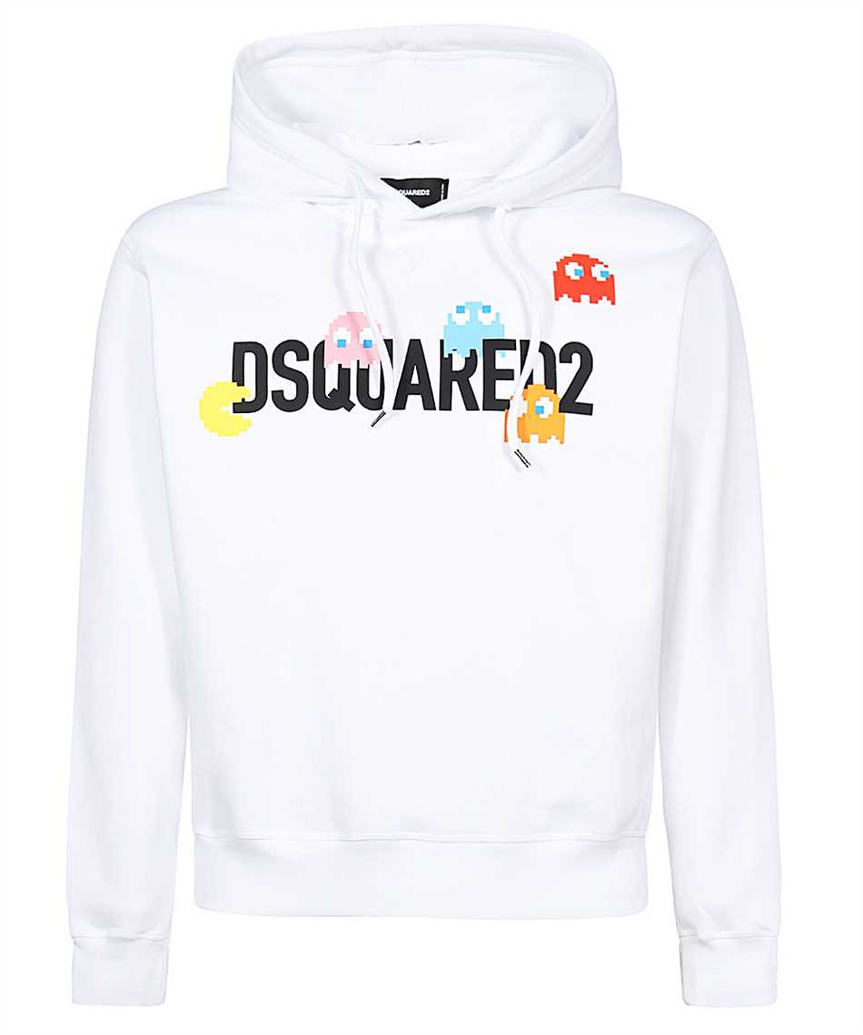 Dsquared2-OUTLET-SALE-Pac-Man x Dsquared2 cotton hoodie-ARCHIVIST