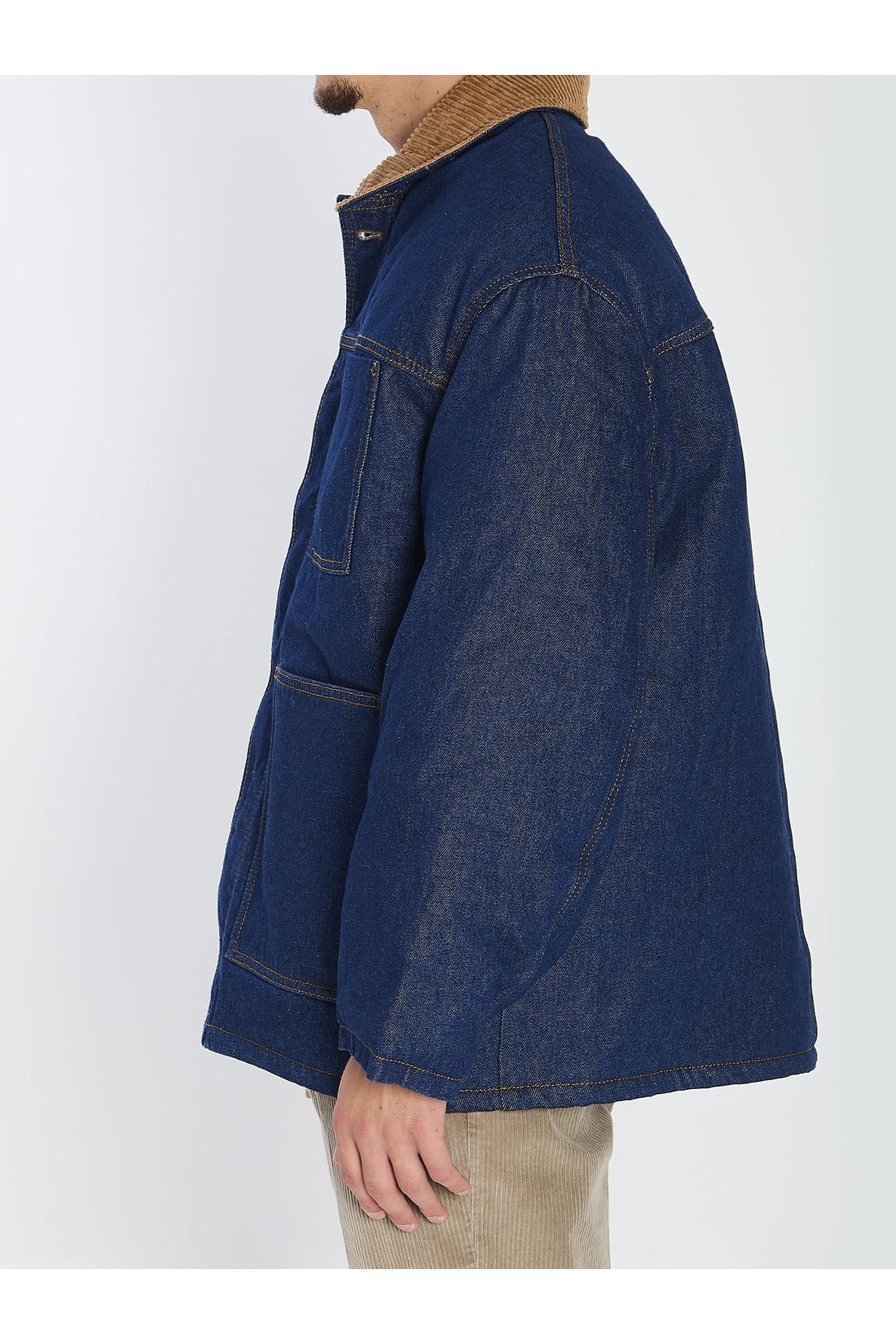 Ami Paris-OUTLET-SALE-Padded denim jacket-ARCHIVIST