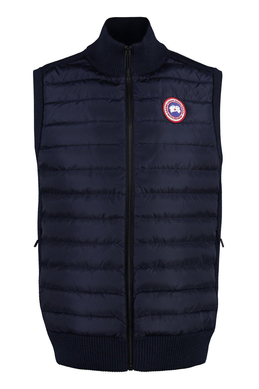 Canada Goose-OUTLET-SALE-Padded front panel knitted vest-ARCHIVIST