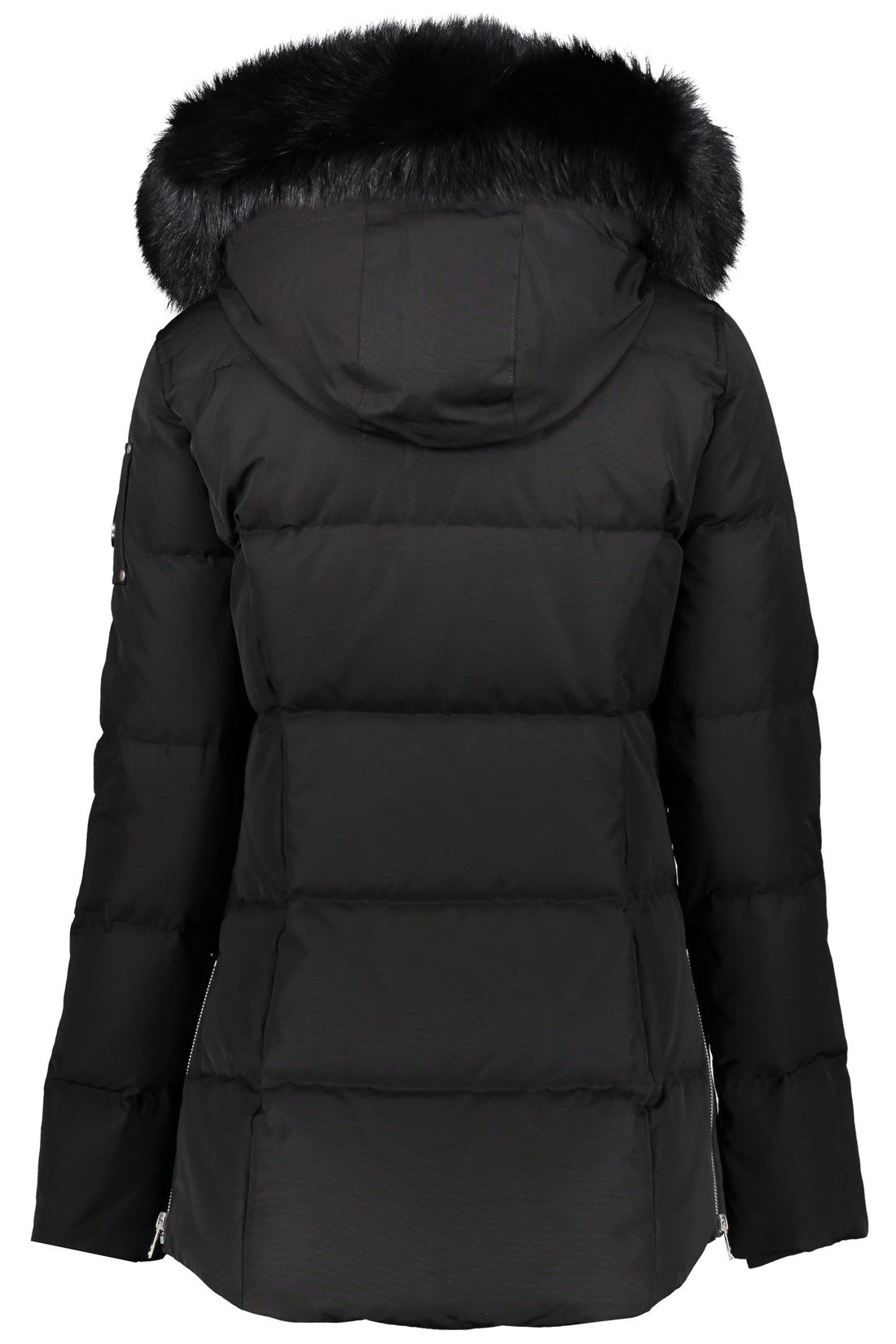 Moose Knuckles-OUTLET-SALE-Padded parka with fur hood-ARCHIVIST