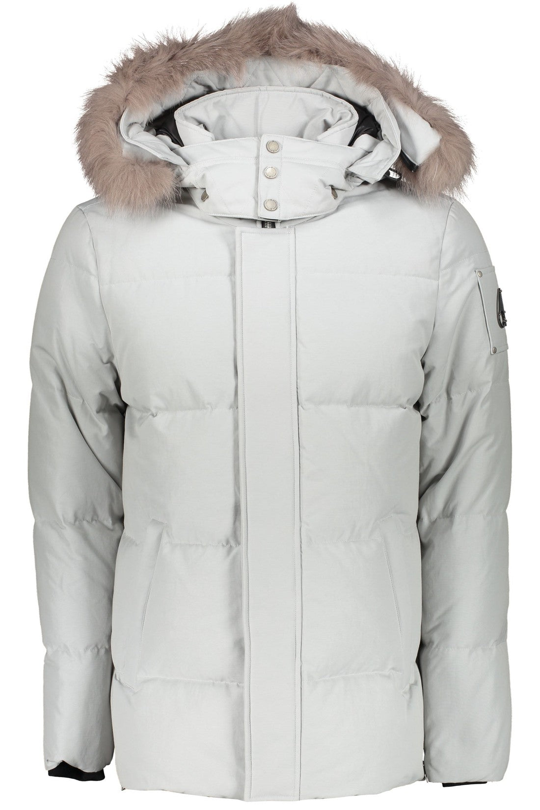 Moose Knuckles-OUTLET-SALE-Padded parka with fur hood-ARCHIVIST