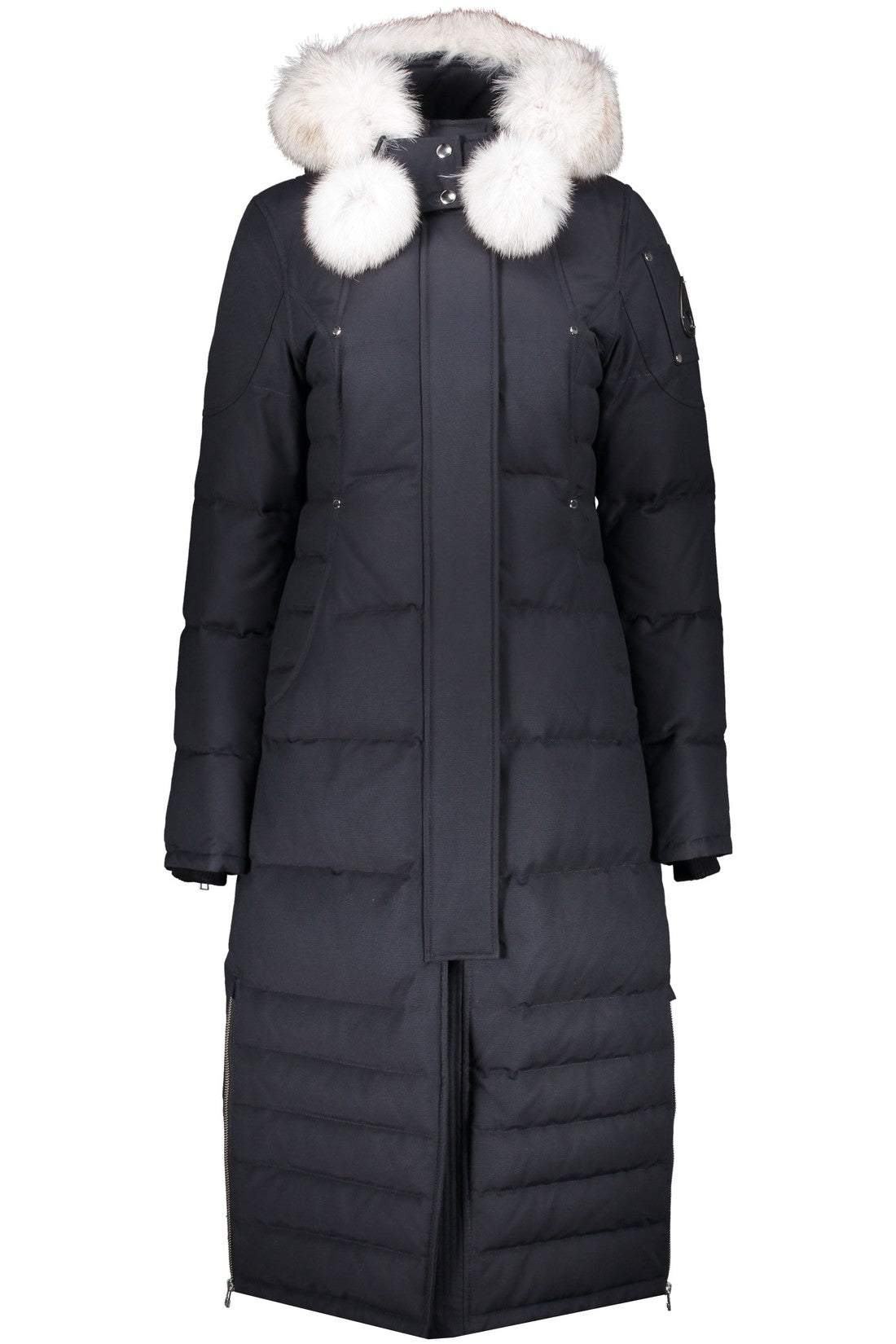 Moose Knuckles-OUTLET-SALE-Padded parka with fur hood-ARCHIVIST