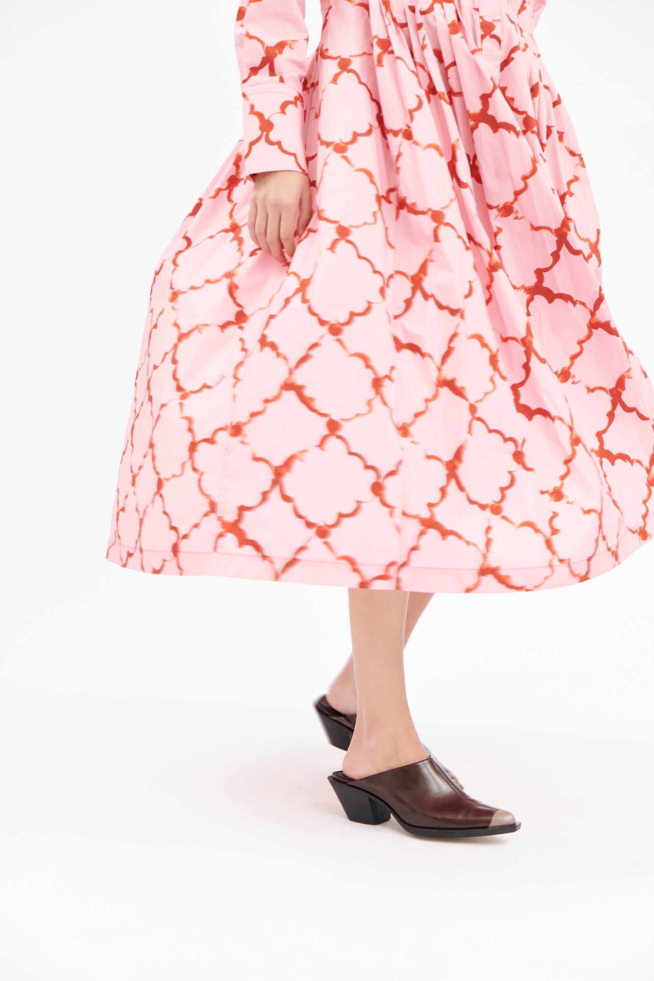 Odeeh-Painted Arabesque Pop Kleid, Poppy-Kleider & Röcke-Black-Deal-Outlet-by-ARCHIVIST