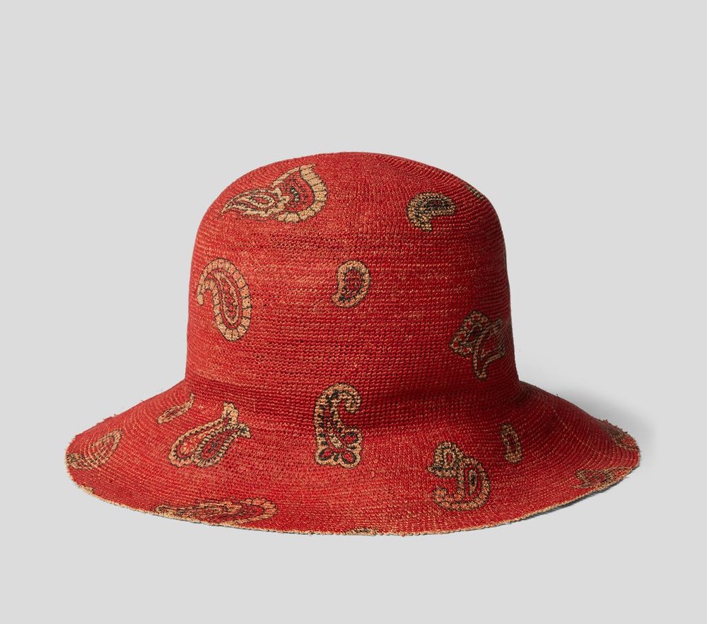 Etro-OUTLET-SALE-Paisley Bucket Sun Hat-ARCHIVIST