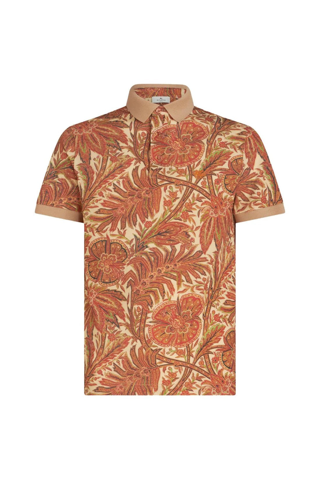 Etro-OUTLET-SALE-Paisley Foliage Polo Shirt-ARCHIVIST