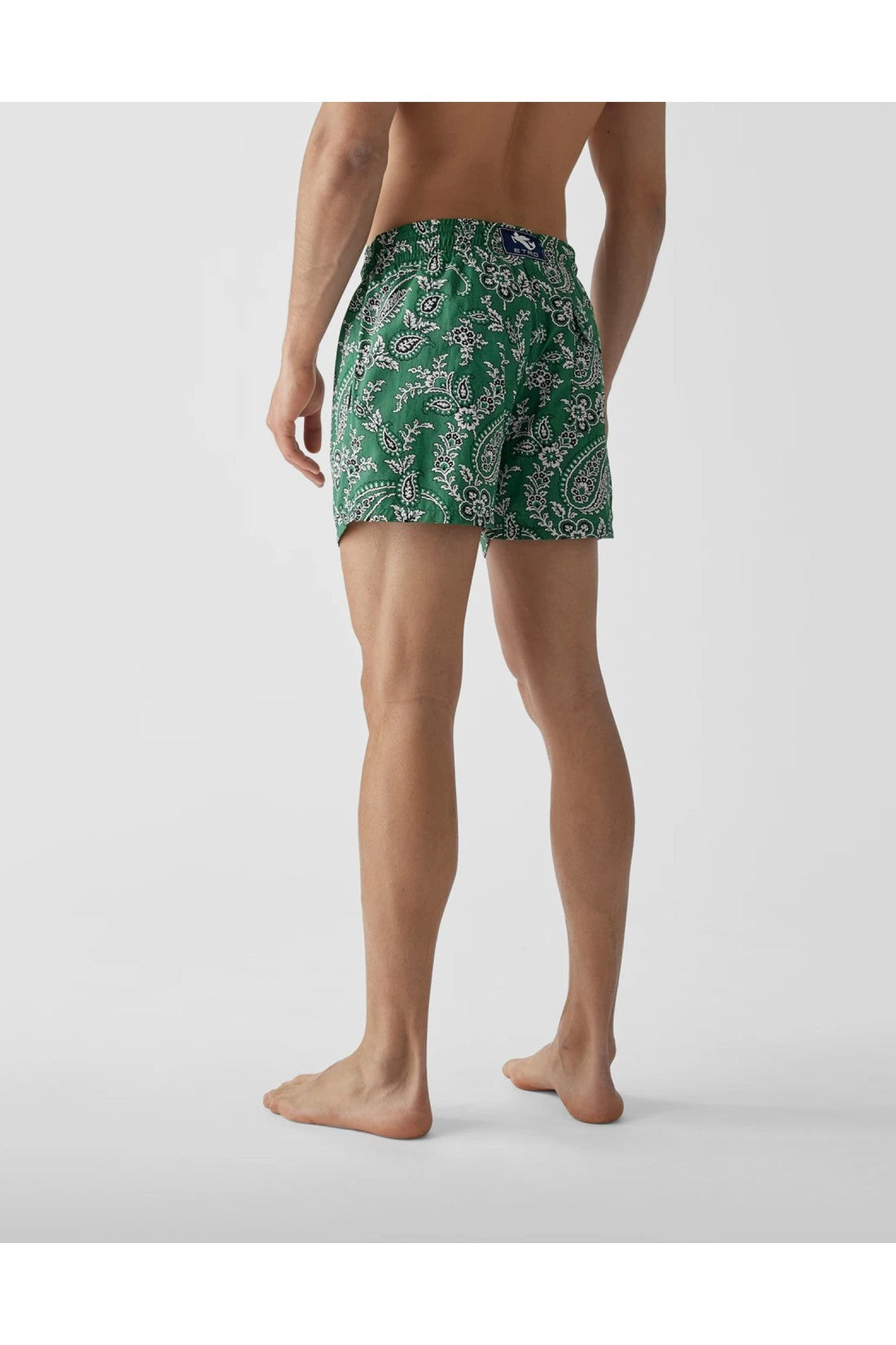 Etro-OUTLET-SALE-Paisley Print Logo Swim Shorts-ARCHIVIST