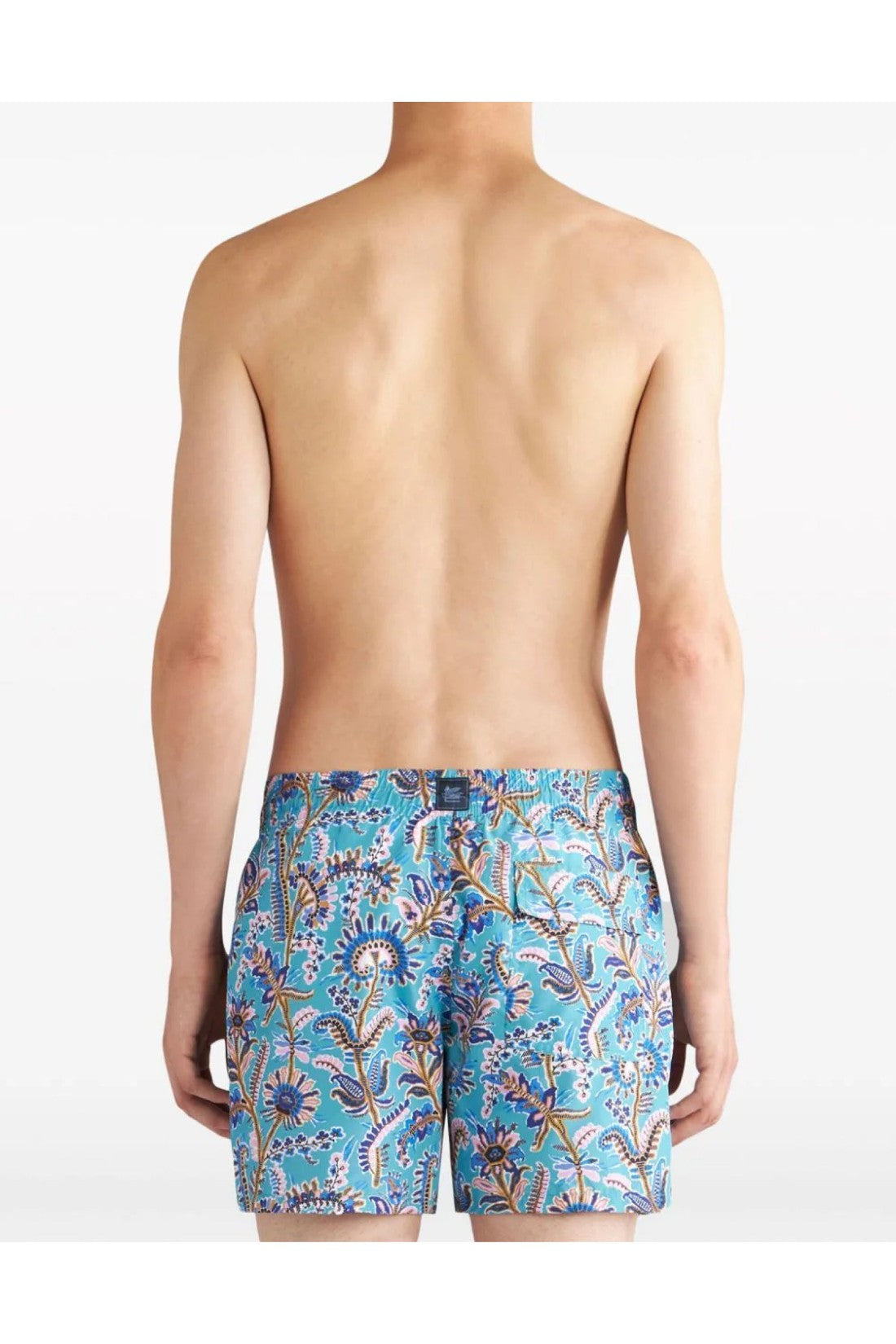 Etro-OUTLET-SALE-Paisley Print Logo Swim Shorts-ARCHIVIST