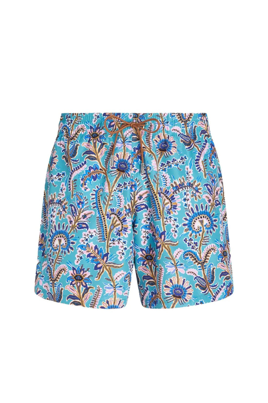 Etro-OUTLET-SALE-Paisley Print Logo Swim Shorts-ARCHIVIST