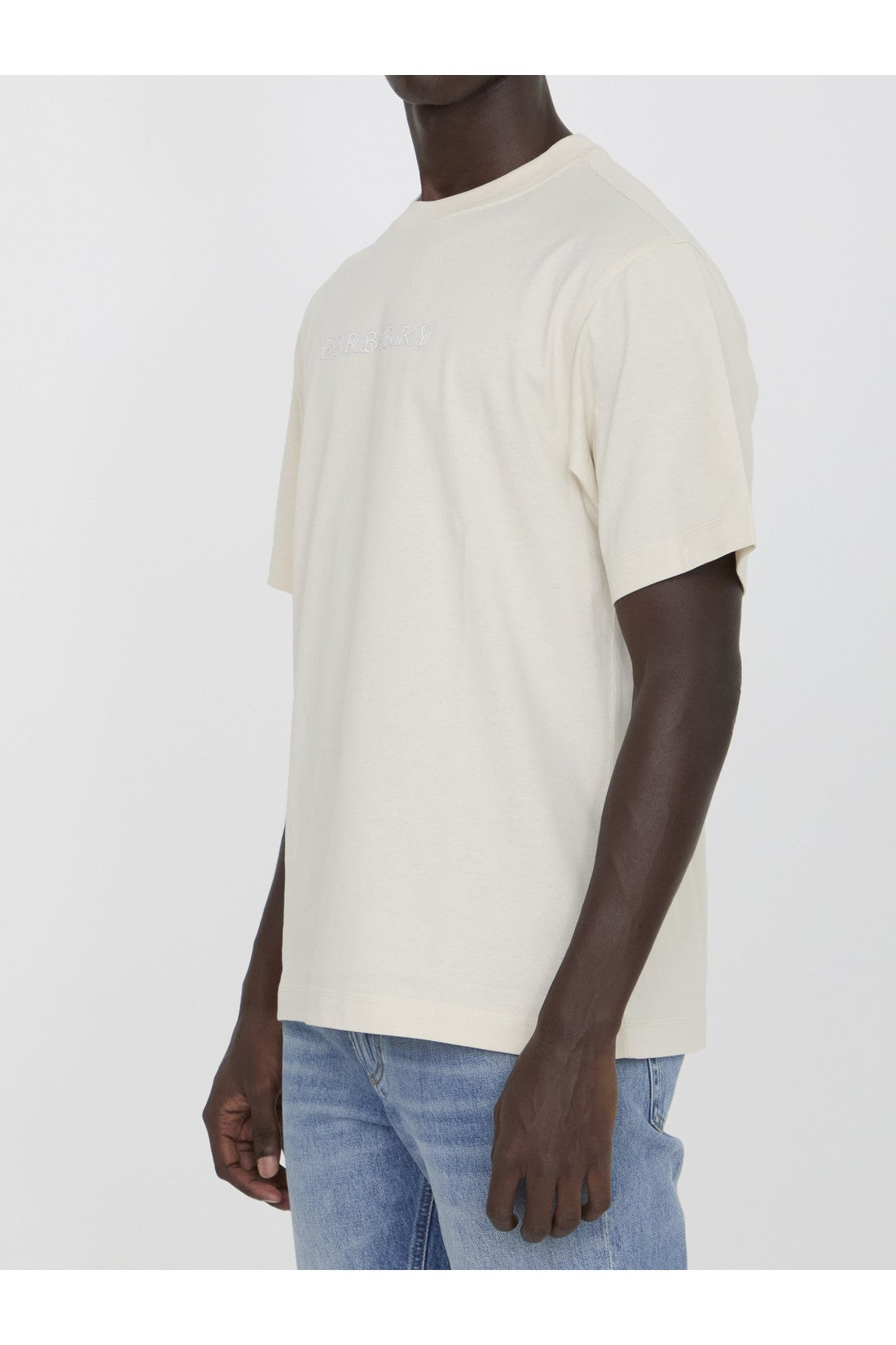 BURBERRY-OUTLET-SALE-Paisley logo t-shirt-ARCHIVIST