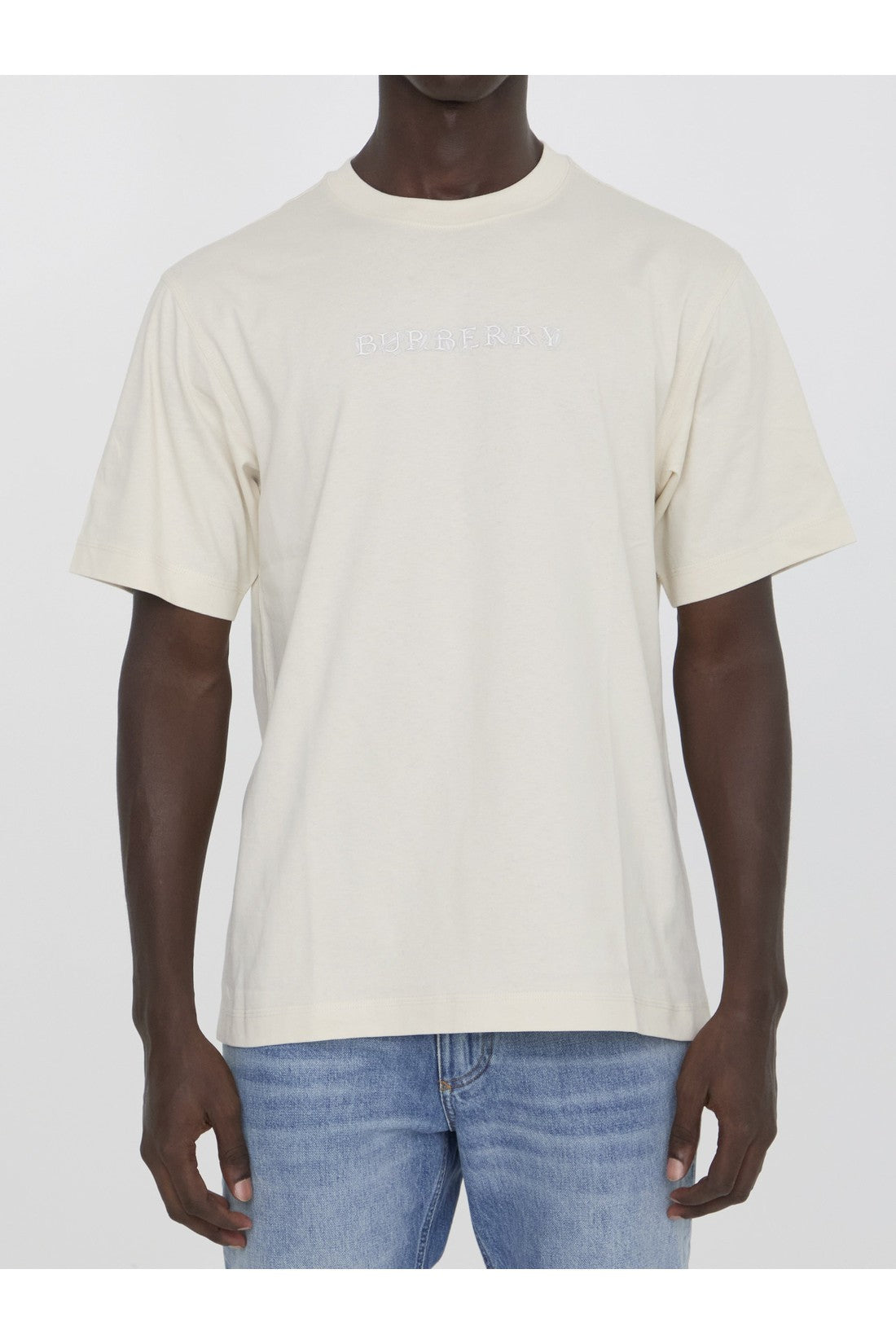 BURBERRY-OUTLET-SALE-Paisley logo t-shirt-ARCHIVIST