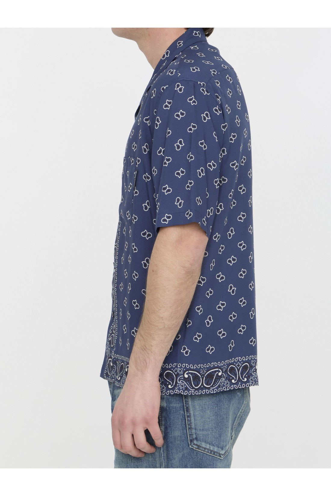 PALM ANGELS-OUTLET-SALE-Paisley print shirt-ARCHIVIST