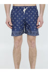 PALM ANGELS-OUTLET-SALE-Paisley print swim shorts-ARCHIVIST