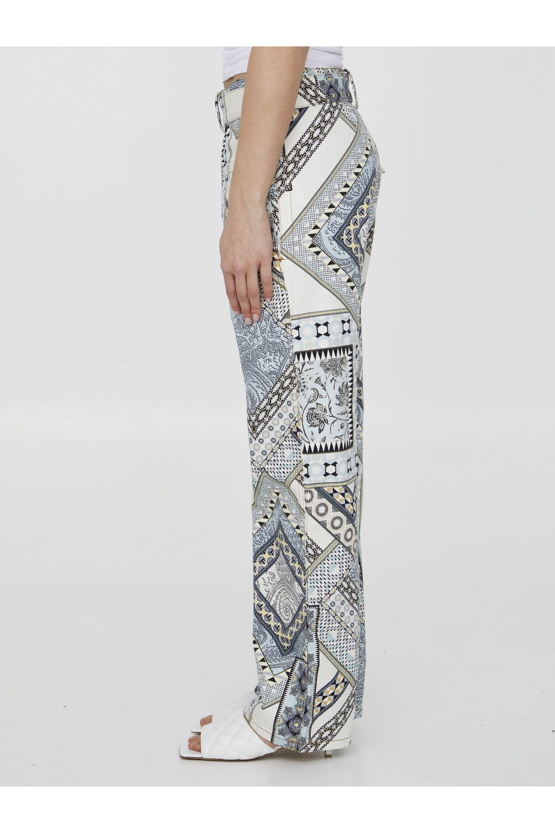 ETRO-OUTLET-SALE-Paisley print trousers-ARCHIVIST