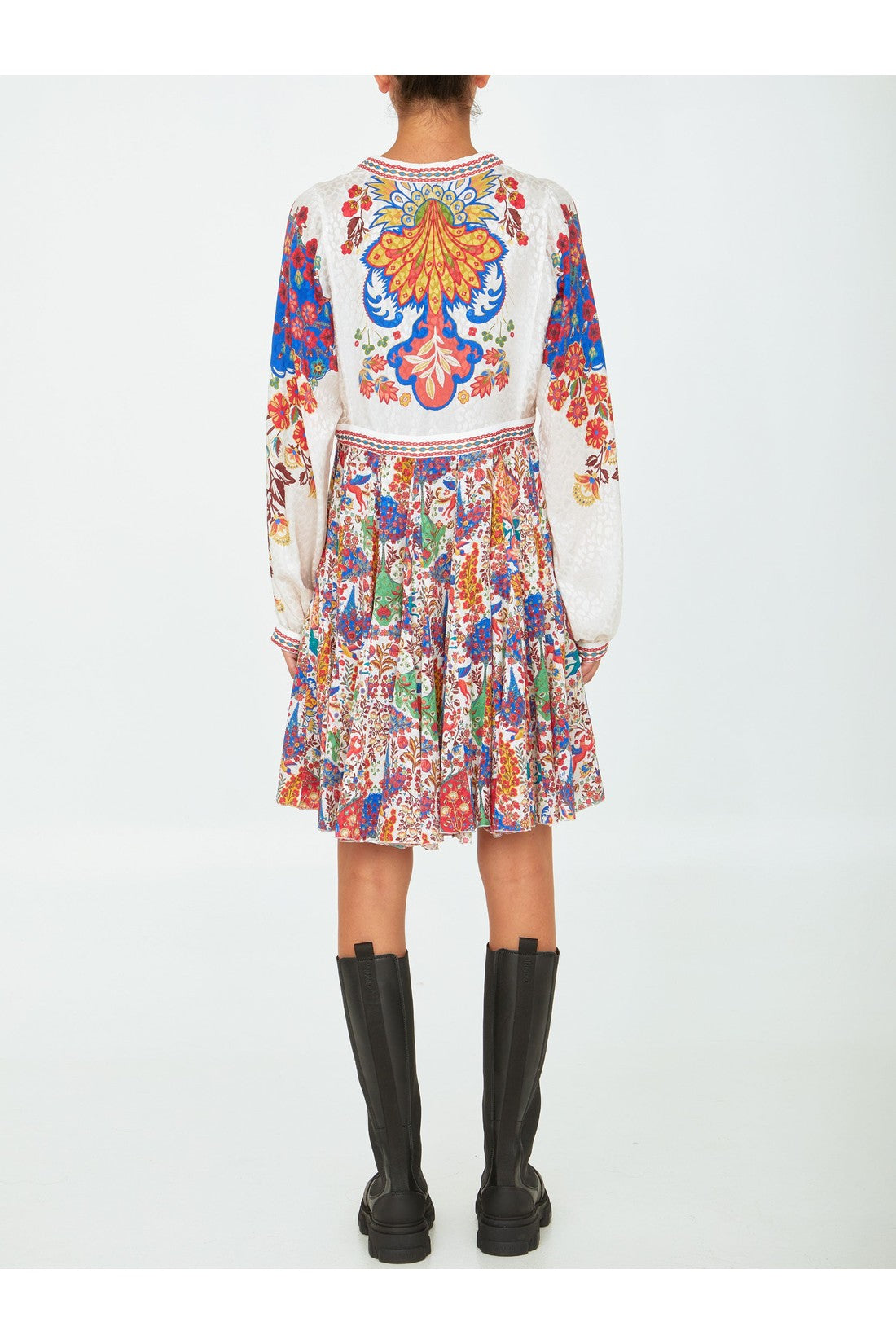 ETRO-OUTLET-SALE-Paisley silk dress-ARCHIVIST