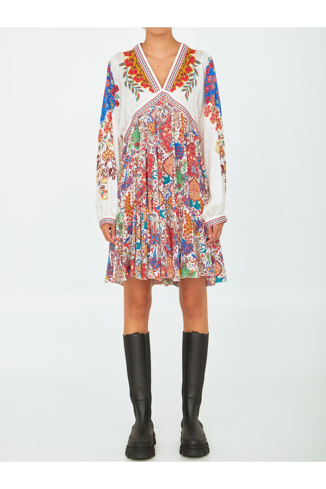 ETRO-OUTLET-SALE-Paisley silk dress-ARCHIVIST