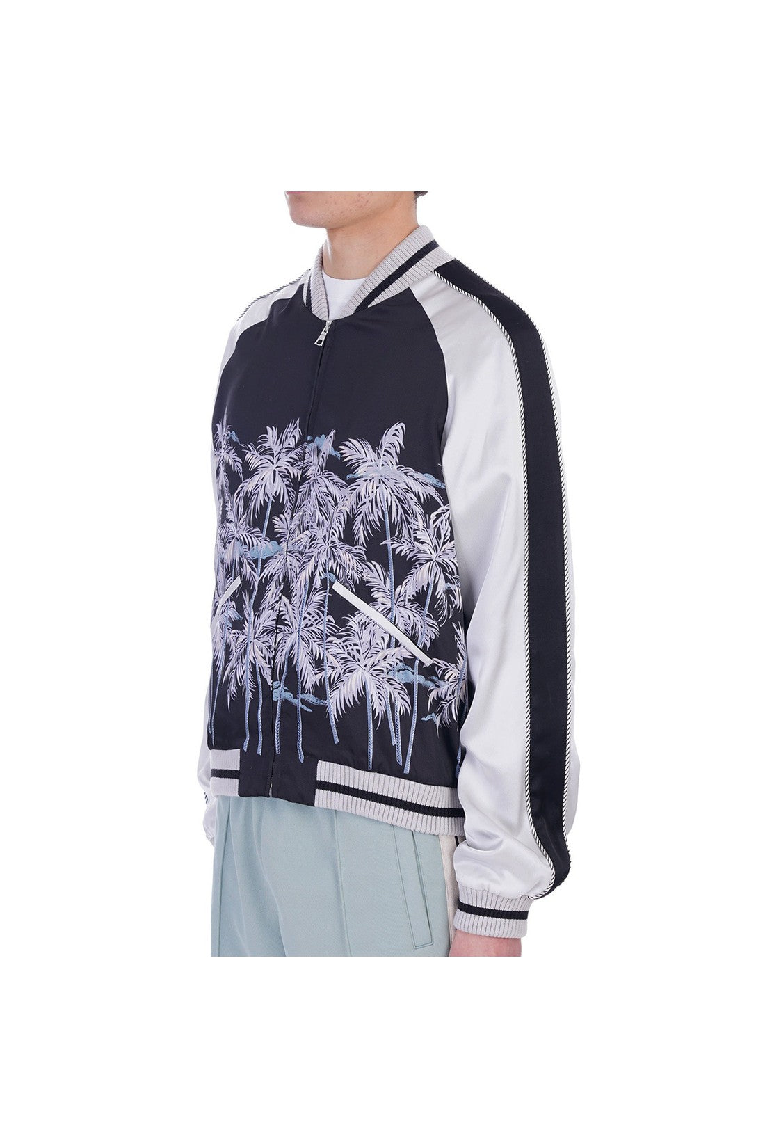 PALM ANGELS-OUTLET-SALE-Palm Angels Casual Printed Bomber-ARCHIVIST