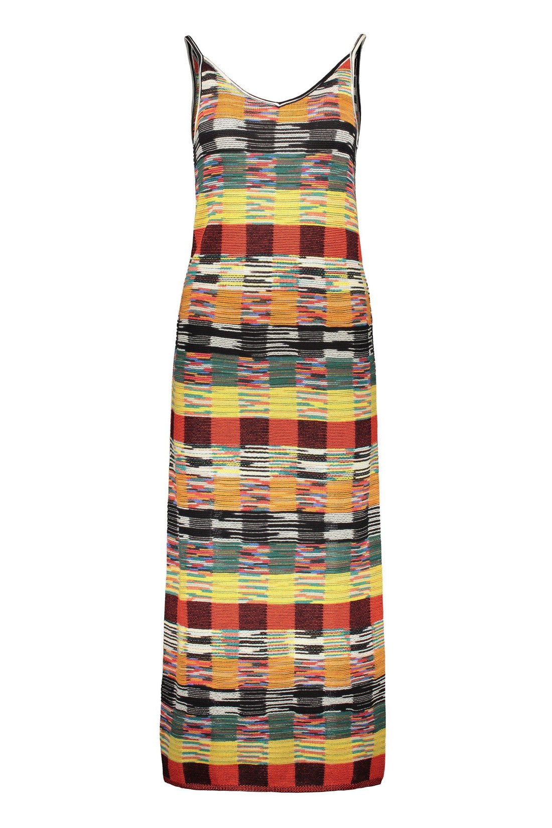 Palm Angels-OUTLET-SALE-Palm Angels X Missoni knitted long dress-ARCHIVIST