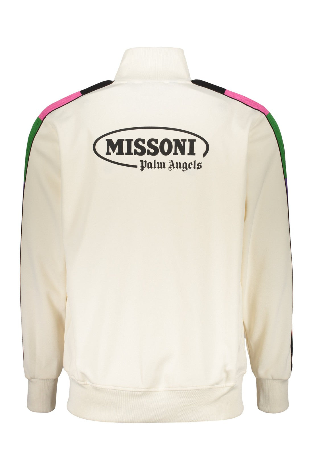 Palm Angels-OUTLET-SALE-Palm Angels X Missoni techno fabric sweatshirt-ARCHIVIST