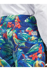 Polo Ralph Lauren-OUTLET-SALE-Palm Island Parrot Print Swim Shorts-ARCHIVIST