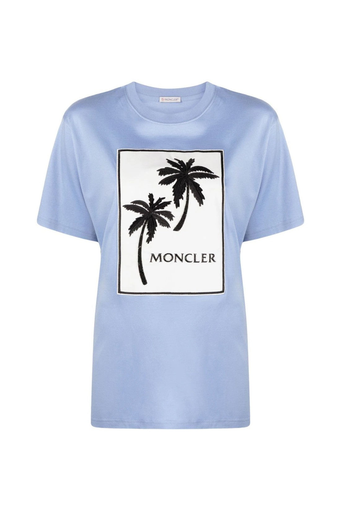 Moncler-OUTLET-SALE-Palm Tree Logo Relaxed T-Shirt-ARCHIVIST