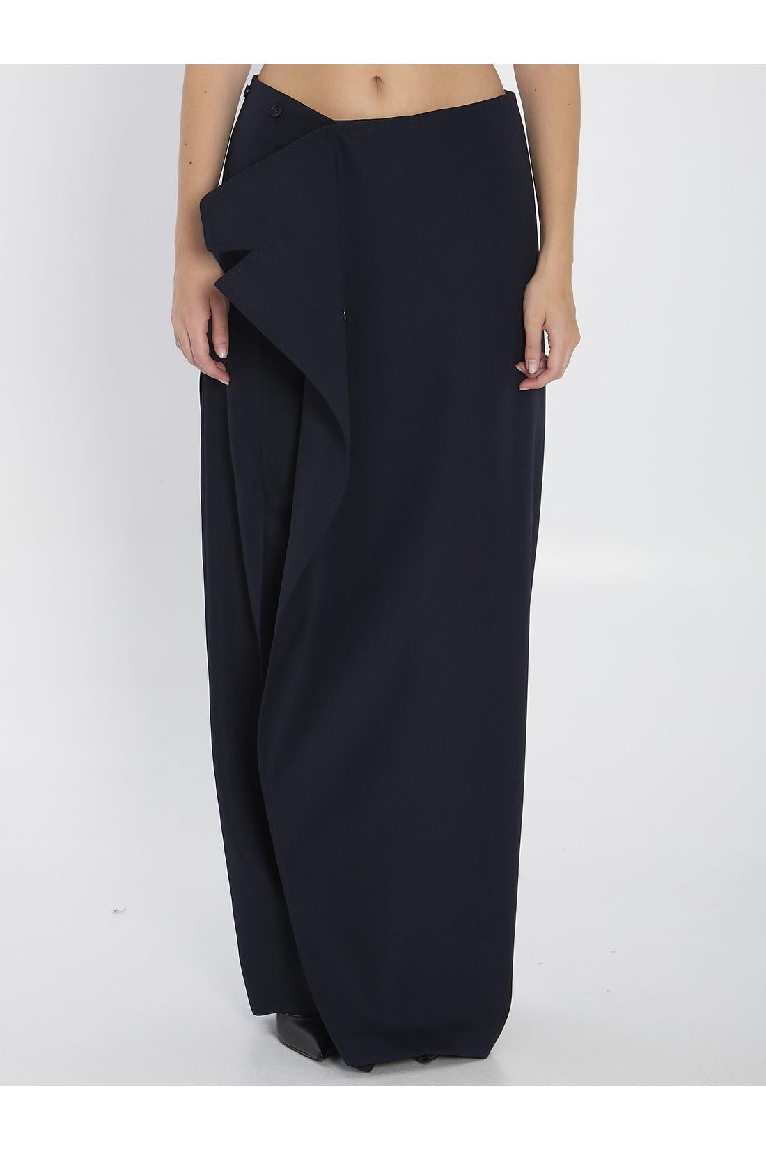 Jean Paul Gaultier-OUTLET-SALE-Pantaskirt with trench details-ARCHIVIST