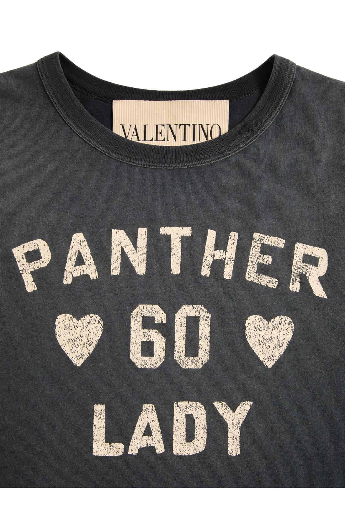 Valentino Garavani-OUTLET-SALE-Panther Lady T-shirt-ARCHIVIST