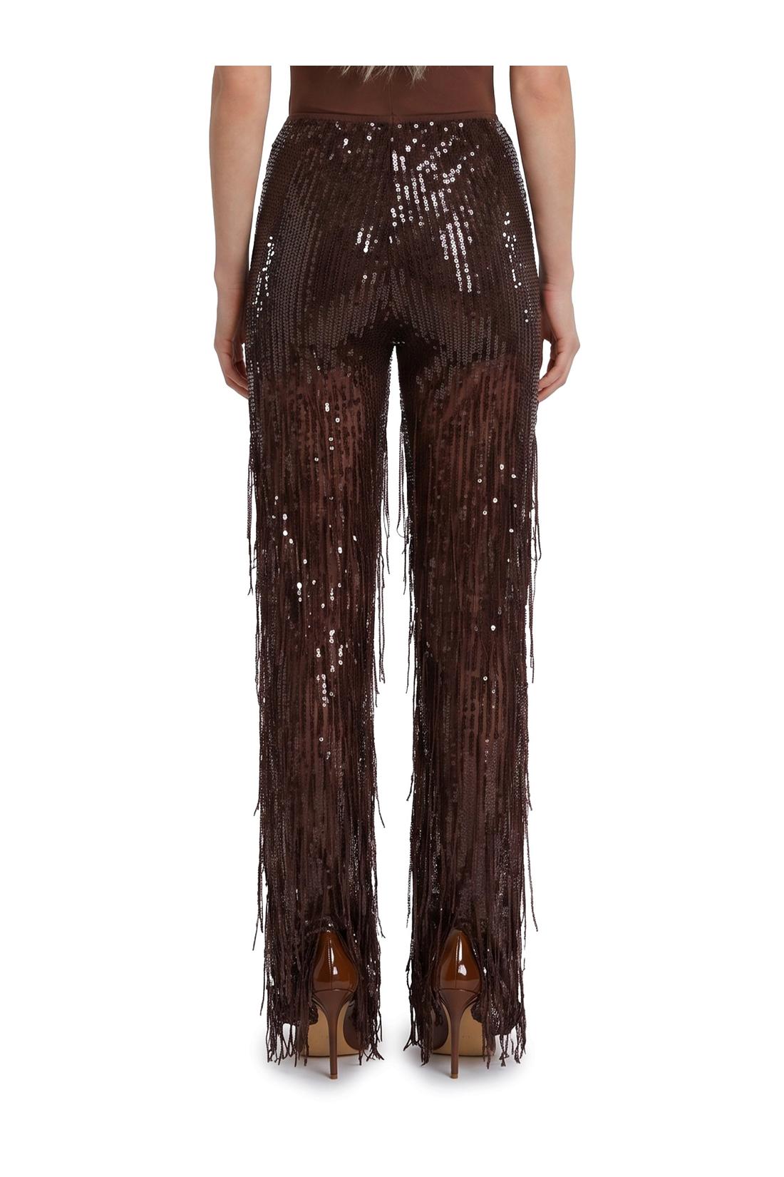 Federica Tosi-OUTLET-SALE-Pants with sequin and fringes-ARCHIVIST