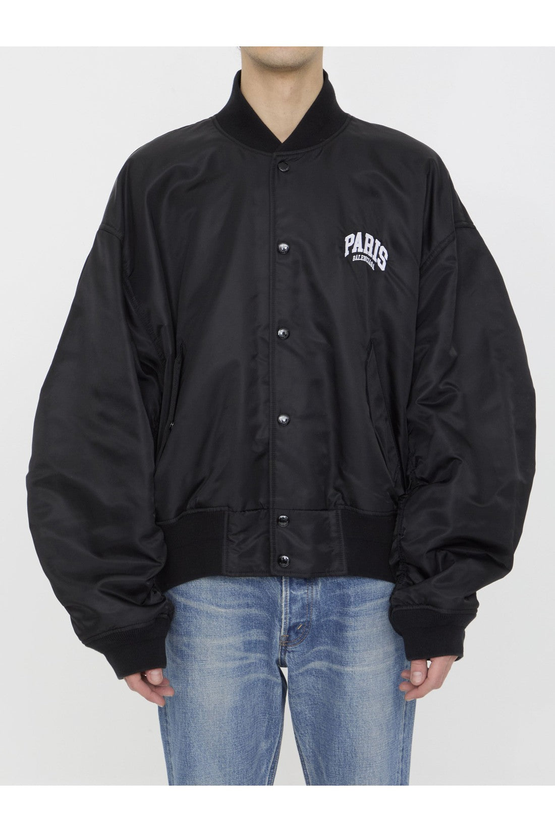 BALENCIAGA-OUTLET-SALE-Paris Balenciaga Varsity Jacket-ARCHIVIST