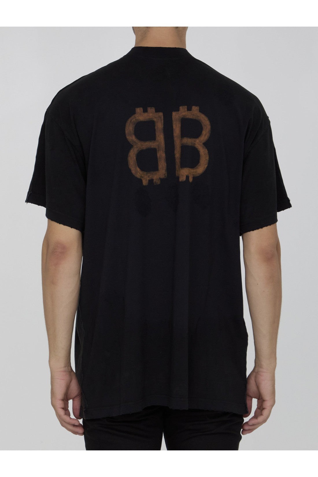 BALENCIAGA-OUTLET-SALE-Paris Moon Double Front t-shirt-ARCHIVIST