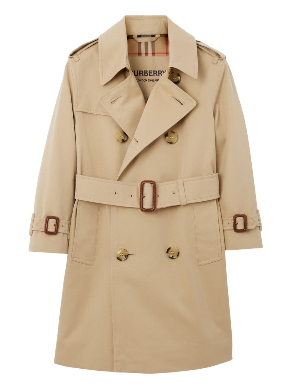 Burberry Kids-OUTLET-SALE-Parka BEIGE-ARCHIVIST