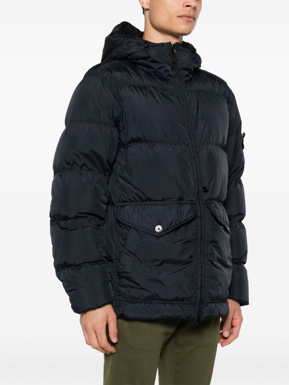 Stone Island-OUTLET-SALE-Parka BLAU-ARCHIVIST