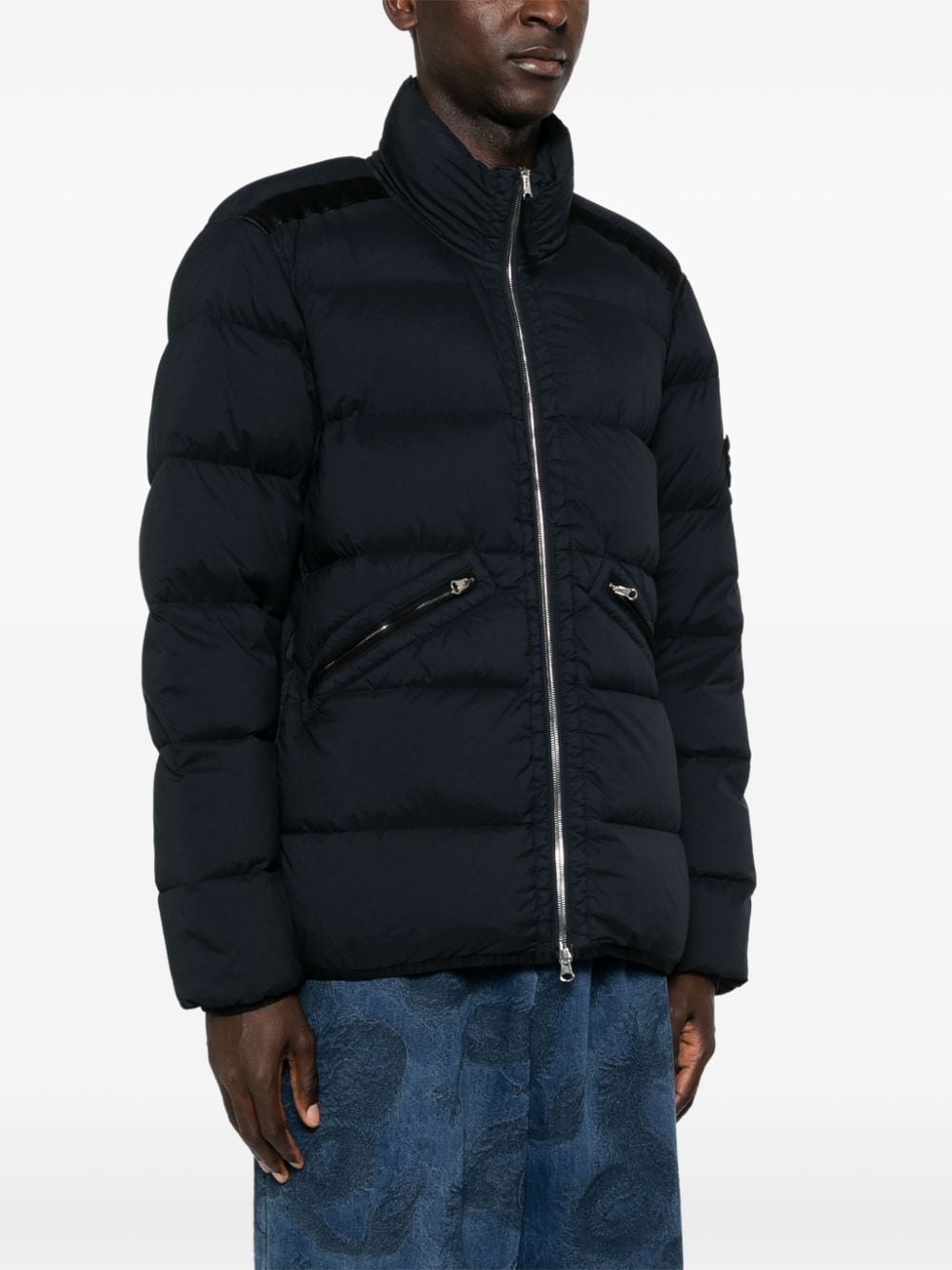 Stone Island-OUTLET-SALE-Parka BLAU-ARCHIVIST