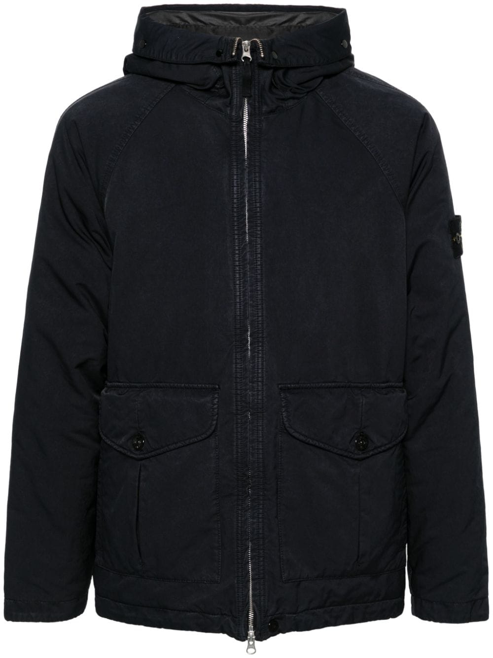 Stone Island-OUTLET-SALE-Parka BLAU-ARCHIVIST