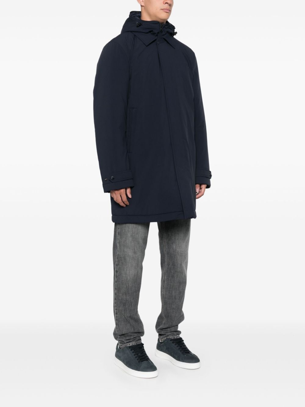 Woolrich-OUTLET-SALE-Parka BLAU-ARCHIVIST