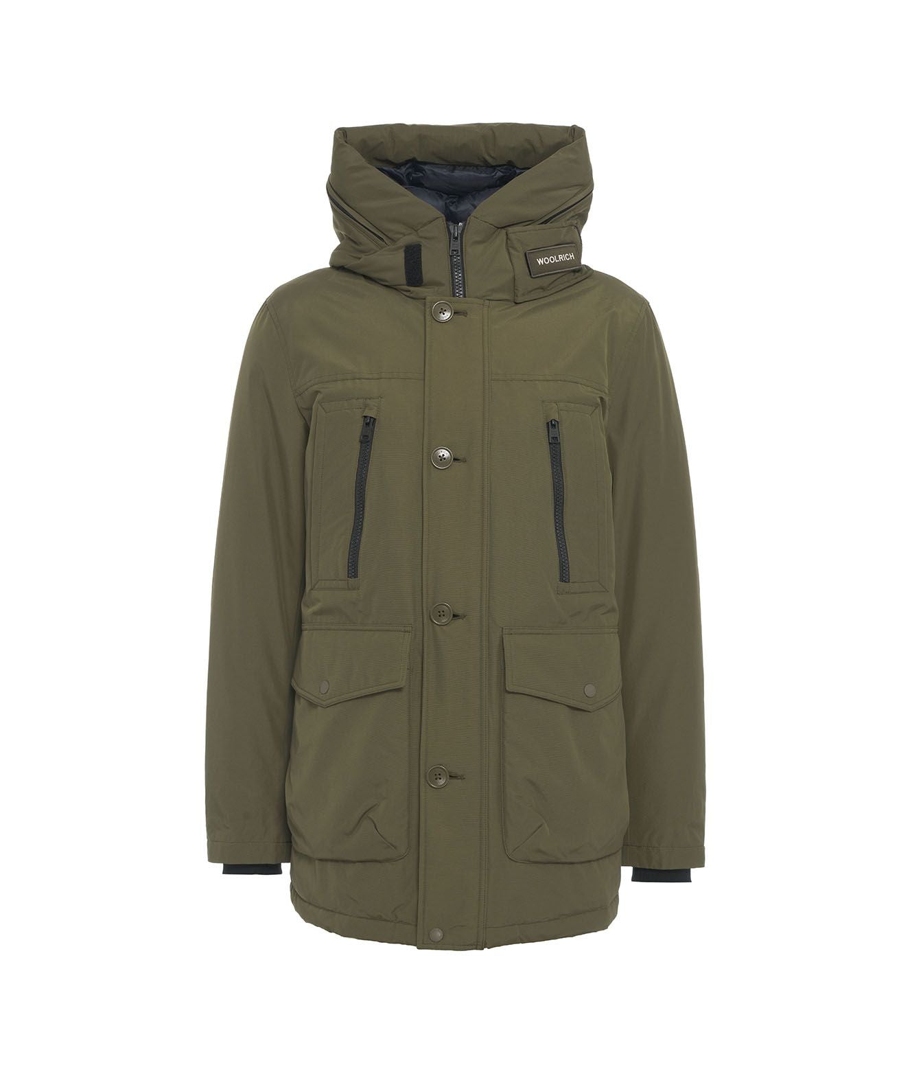 WOOLRICH-OUTLET-SALE-Parka GRÜN-ARCHIVIST