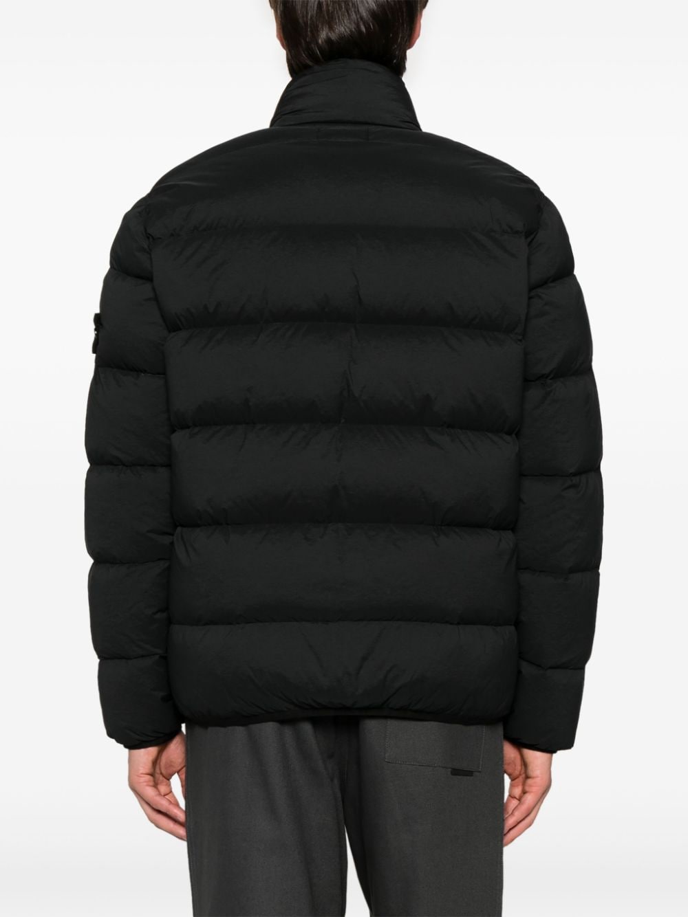 Stone Island-OUTLET-SALE-Parka SCHWARZ-ARCHIVIST