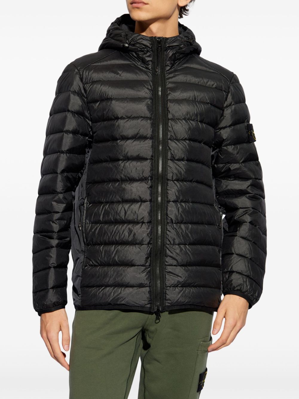 Stone Island-OUTLET-SALE-Parka SCHWARZ-ARCHIVIST