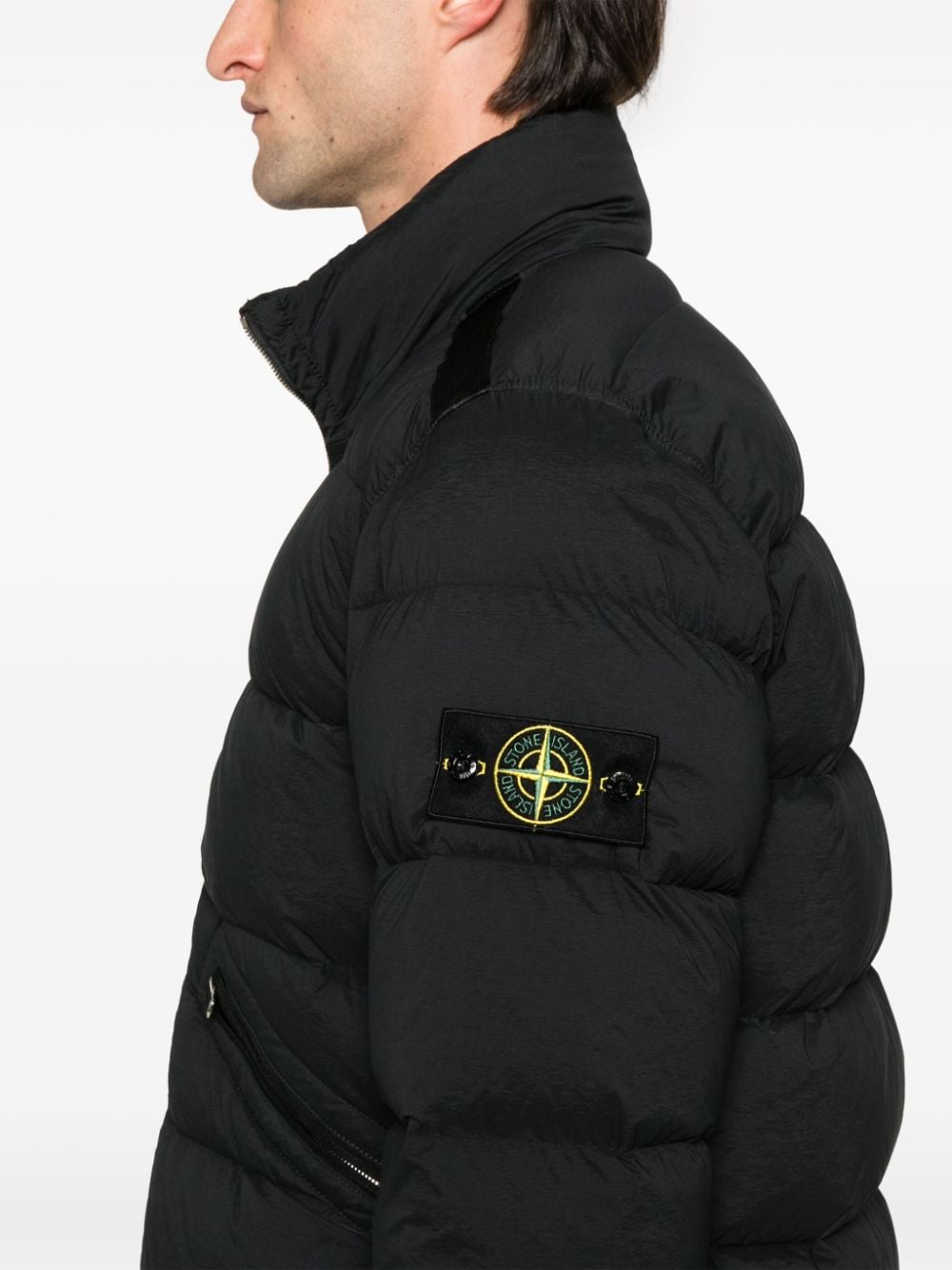 Stone Island-OUTLET-SALE-Parka SCHWARZ-ARCHIVIST