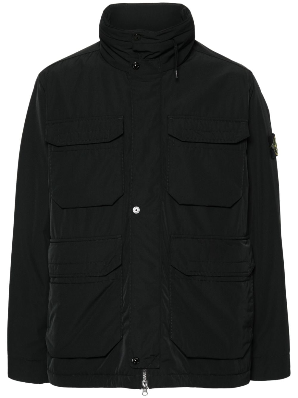 Stone Island-OUTLET-SALE-Parka SCHWARZ-ARCHIVIST