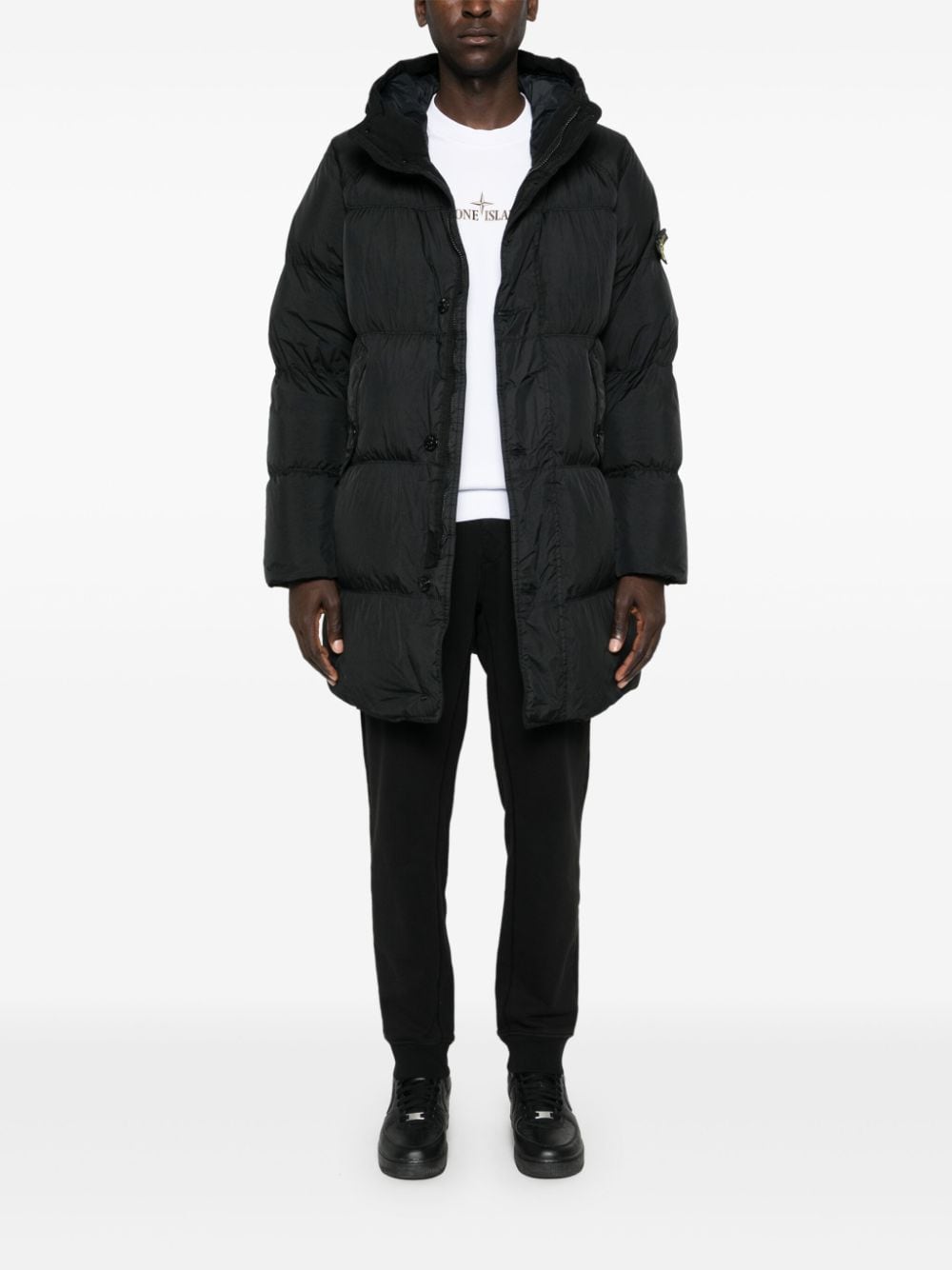 Stone Island-OUTLET-SALE-Parka SCHWARZ-ARCHIVIST