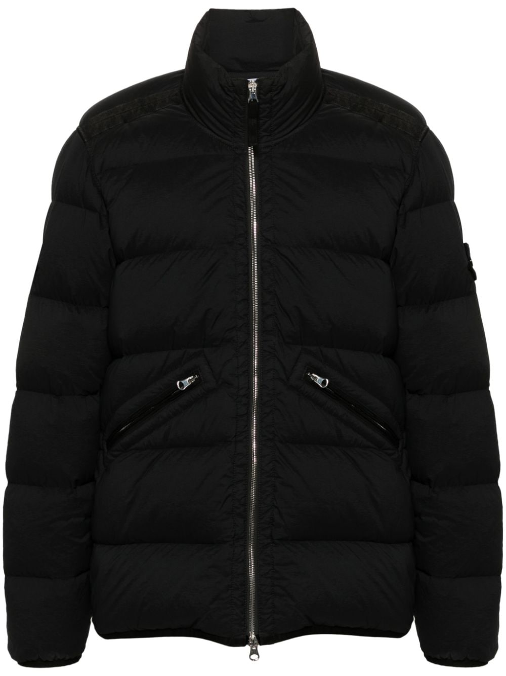 Stone Island-OUTLET-SALE-Parka SCHWARZ-ARCHIVIST