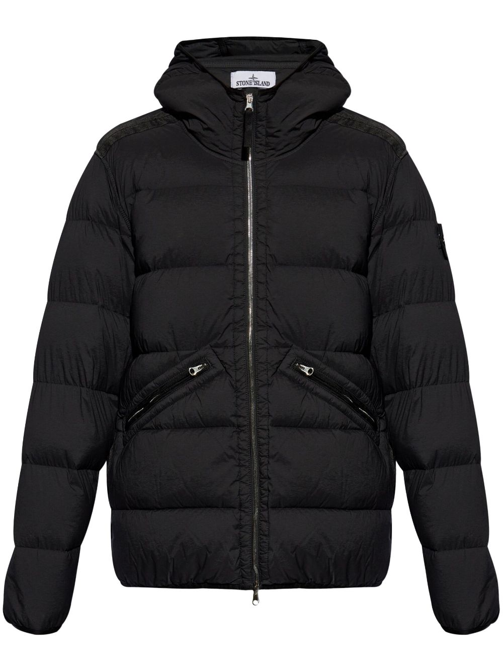 Stone Island-OUTLET-SALE-Parka SCHWARZ-ARCHIVIST