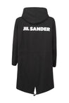 JIL SANDER-OUTLET-SALE-Parka Schwarz-ARCHIVIST