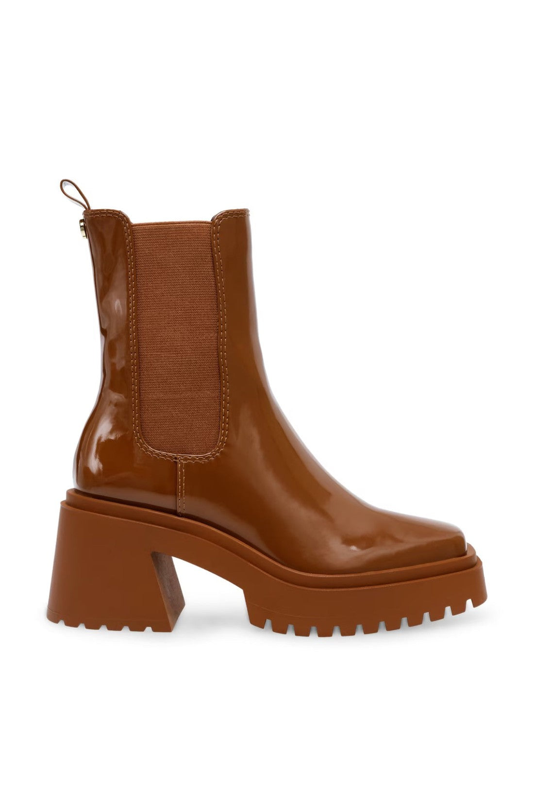 Steve Madden-OUTLET-SALE-Parkway Patent Chelsea Boots-ARCHIVIST