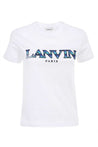 Lanvin-OUTLET-SALE-Patch detail cotton t-shirt-ARCHIVIST