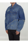 DOLCE&GABBANA-OUTLET-SALE-Patchwork denim jacket-ARCHIVIST